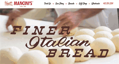 Desktop Screenshot of mancinisbakery.com